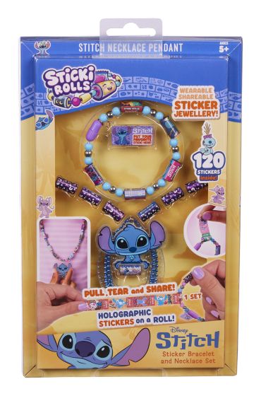 Sticki Rolls Disney Stitch Sticker Jewellery Making Set