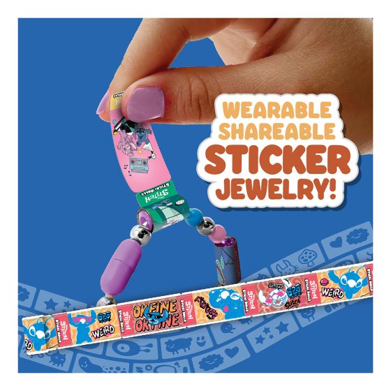 Sticki Rolls Disney Stitch Sticker Jewellery Making Set