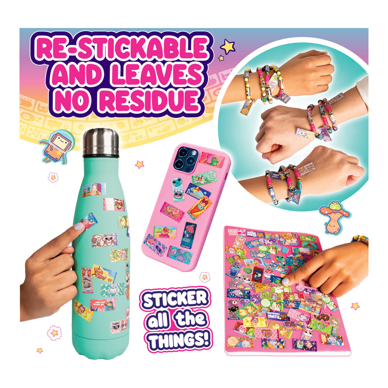 Sticki Rolls Anna & Erin BFF Pack Sticker Bracelets packaging view