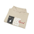 'Just for the Record' Men's Hoodie, packaging shot