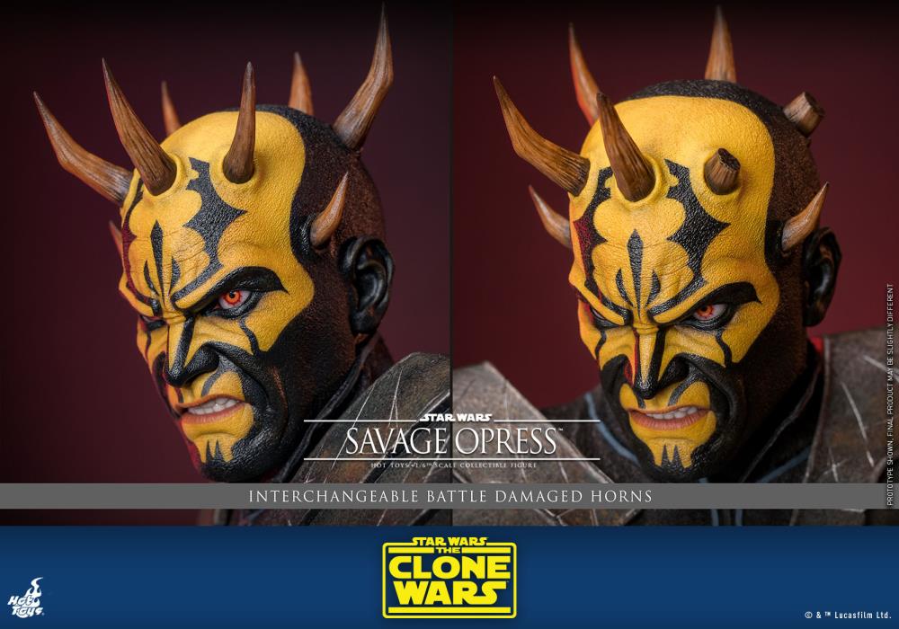 Hot Toys Star Wars The Clone Wars Savage Opress 1/6th Scale Figure