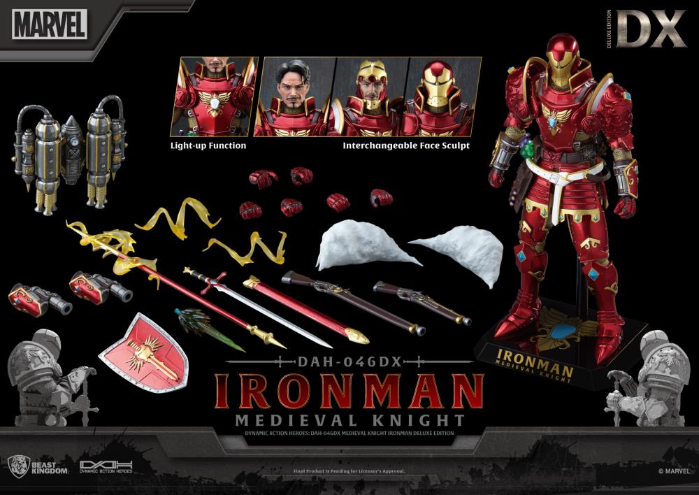 Marvel Dynamic 8ction Heroes Medieval Knight Iron Man (Deluxe Version)