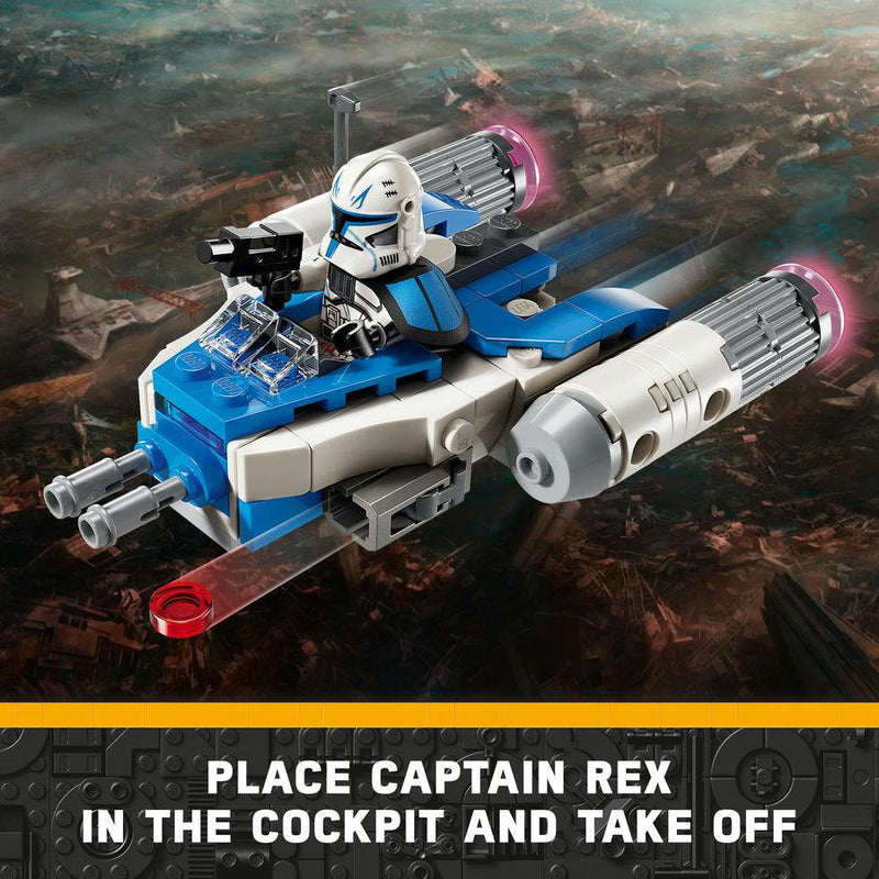 Lego Star Wars 75391 Captain Rex Y-Wing Microfighter for Ages 6 and Up, close-up detail