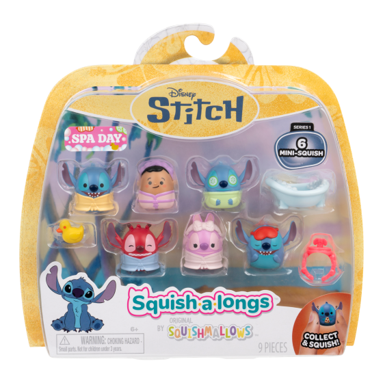Squishalongs - 6 Fig.Pack (Stitch Style3) W1