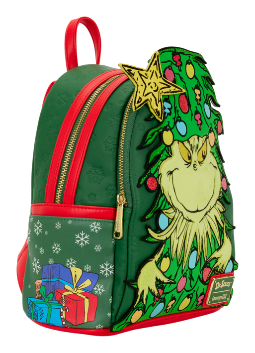 Loungefly - Dr.Suess Grinch Holiday Mini Backpack