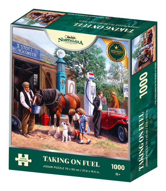 Nostalgia Collection Taking on Fuel 1000 Piece Jigsaw Puzzle