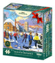 Christmas Nostalgia Collection: Skating By The Church 1000 Piece Jigsaw Puzzle