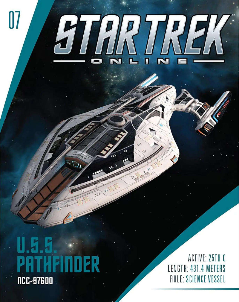 U.S.S. Pathfinder NCC-97600 - Pathfinder-class Long Range Science Vessel Model Diecast Ship STO (Eaglemoss /, packaging shot