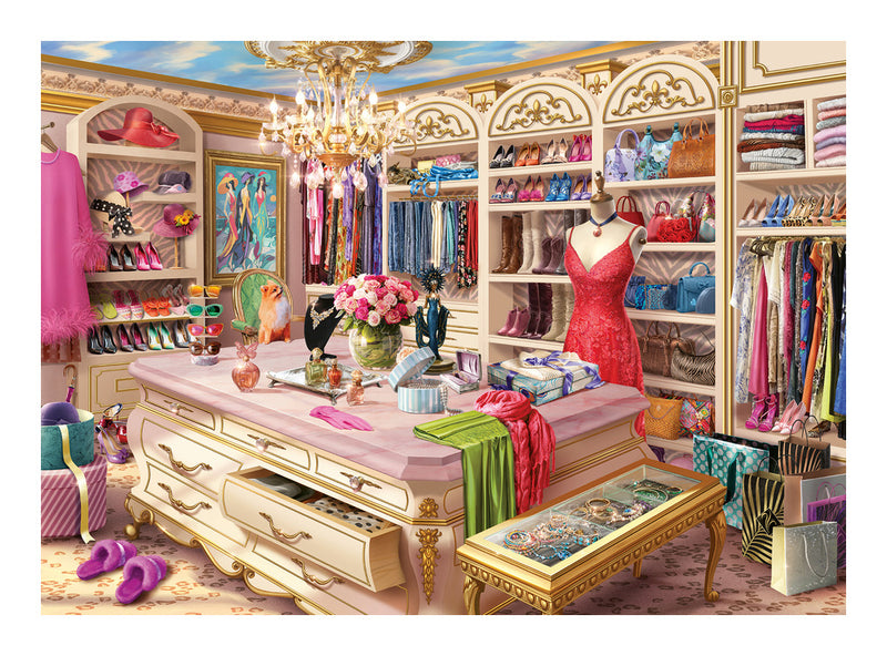 The Coveted Closet 1000 Piece Jigsaw Puzzle