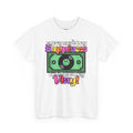 'Money can't buy happiness' Men's Vinyl T-Shirt, product detail
