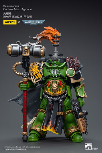 Warhammer 40K 1/18 Scale Salamanders Captain Adrax Agatone