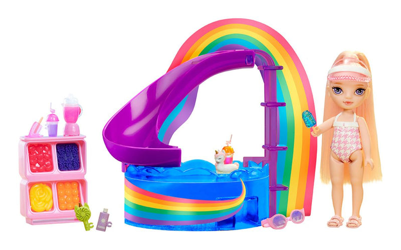 Rainbow High Little Pool Day with Blush Playset - Image