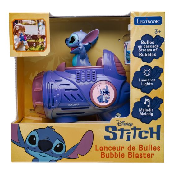 Disney Stitch Bubble Gun With 3D Figurine Series