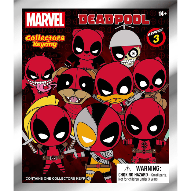 Deadpool Series 3 Bag Clips, alternate view
