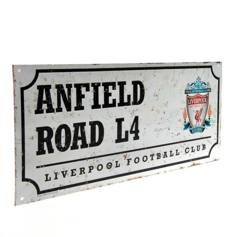 Liverpool FC Retro Street Sign, alternate view
