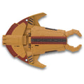 Cardassian Hideki Starship Model Die Cast Ship (Eaglemoss / Star Trek), rear view