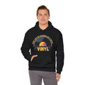 'Money Can't Buy Happiness, But It Can Buy Vinyl' Men's Hoodie, in display