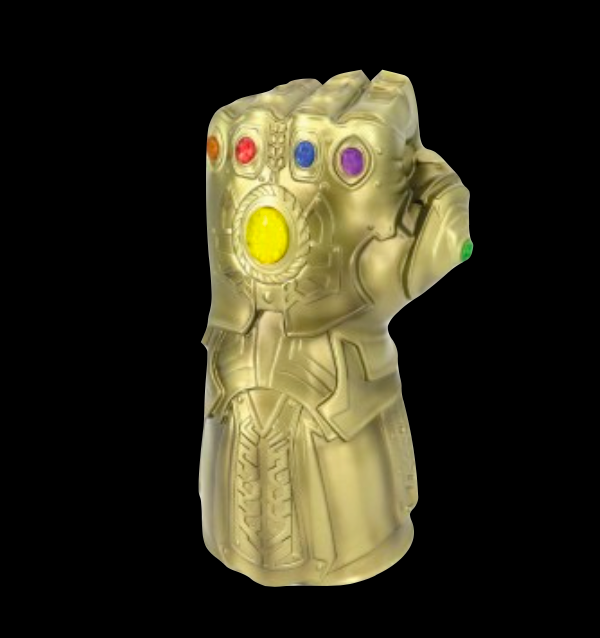 Marvel Infinity Gauntlet Gold Deluxe Bust Bank alternate view