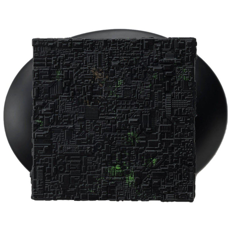 Borg Cube (First Contact) Model Die Cast Ship (Eaglemoss / Star Trek), in display