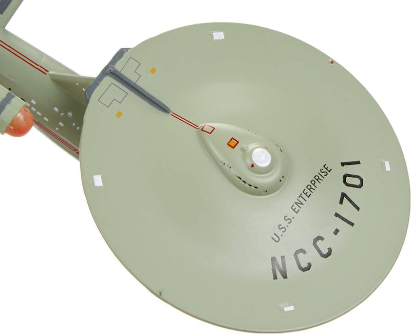 U.S.S. Enterprise NCC-1701 (Constitution-class) TOS Die-cast Model Ship (Star Trek / Eaglemoss), rear view