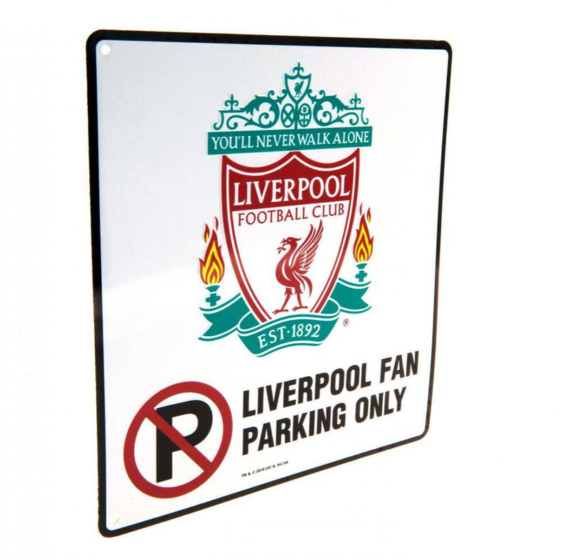 Liverpool FC No Parking Sign, alternate view