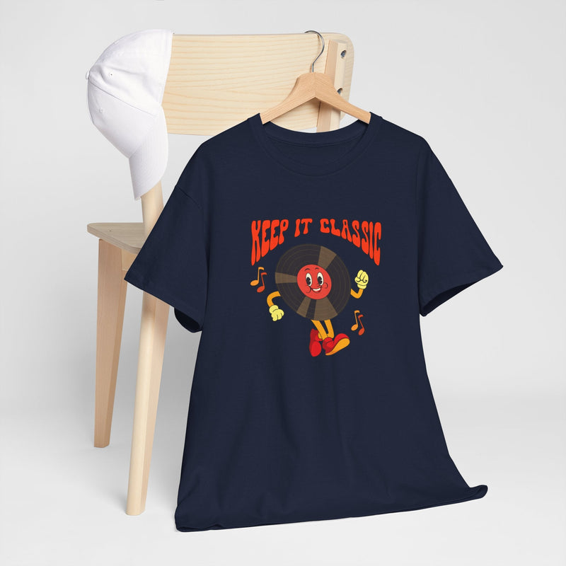 'Keep It Classic' Retro T-Shirt, rear view