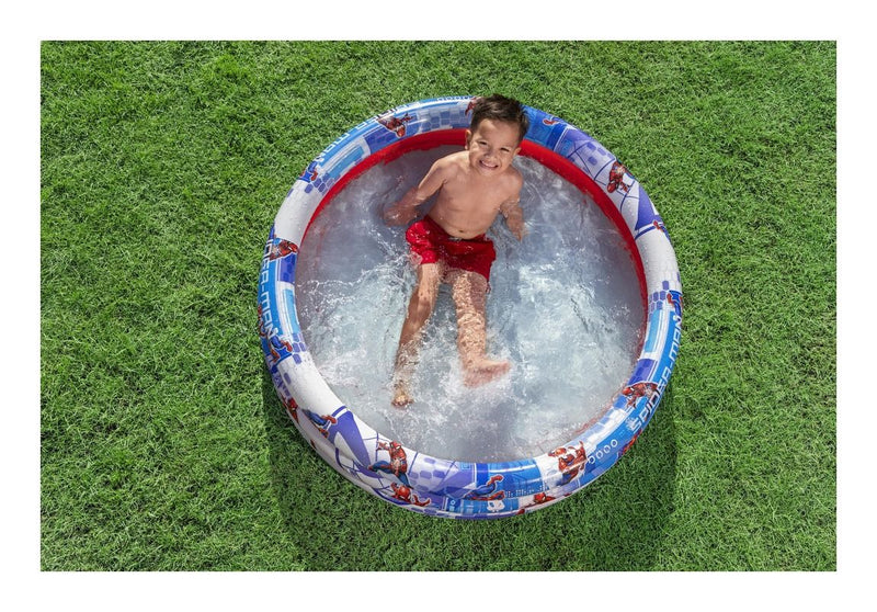 Spiderman 1.22m 3-Ring Pool - Image