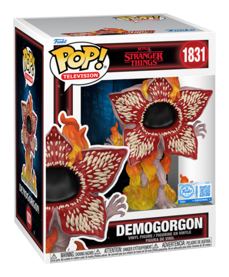 Pop! Premium Stranger Things Demogorgon (On Fire)