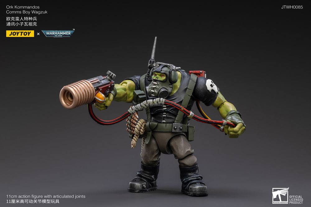 Warhammer 40K 1/18 Scale Ork Kommandos Comms Boy Wagzuk