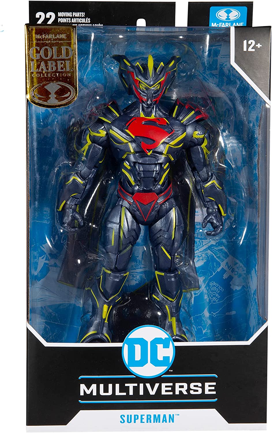 McFarlane Superman (Energized Unchained Armor) DC Multiverse 7" Gold Label Action Figure
