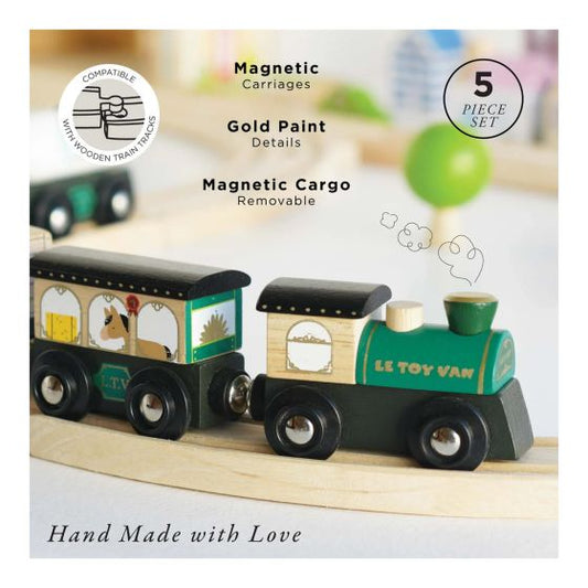 LTV Great Green Train & Goods Wagons 5 Pieces