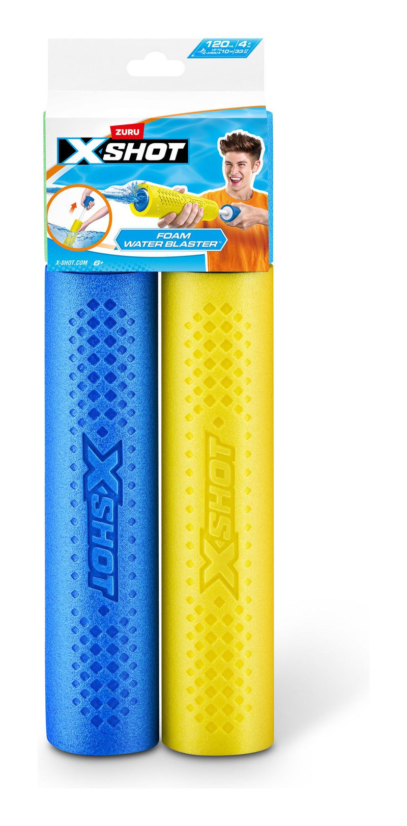 XSHOT Water Warfare S1 Foam Small Blaster 2 Pack - Image