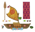 Disney Moana Floating Ocean Voyager Canoe Playset - Image