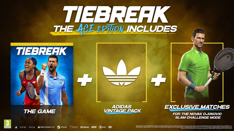 Tiebreak: Official Game of the ATP and WTA Ace Edition - PlayStation 5