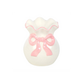 White and Pink Bow Oil Burner