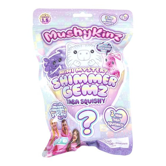 Mushykinz Shimmer Gemz Taba Squishy 3 Pack
