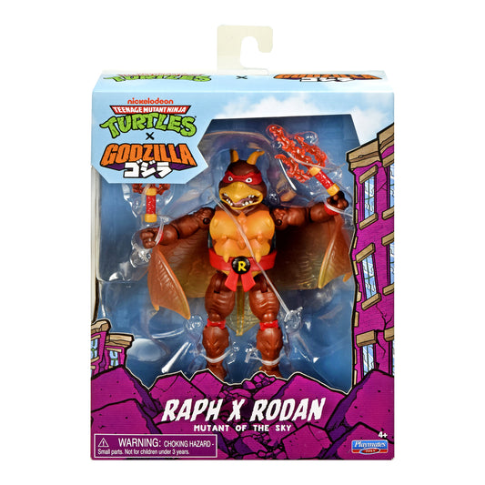 TMNT x Godzilla Figure - Raphael & Rodan