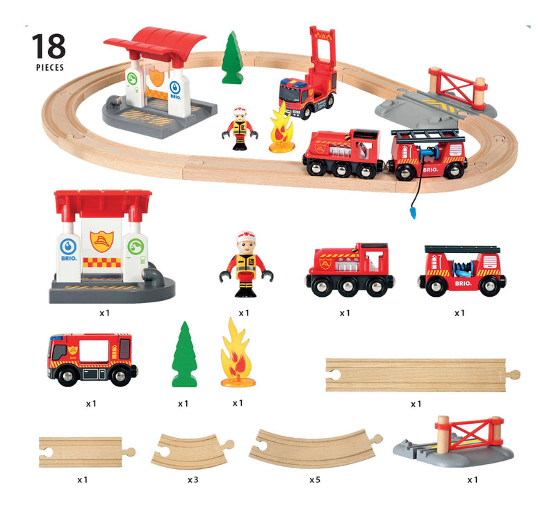 Brio Rescue Fire Fighter Set - Image