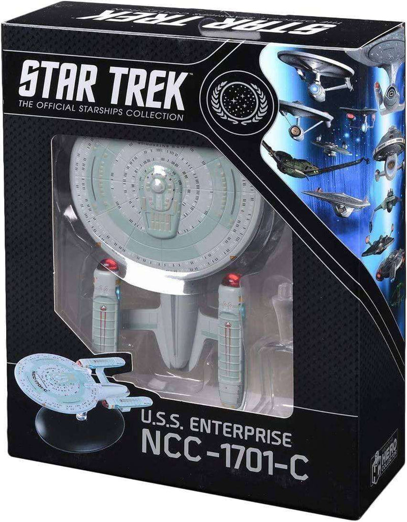 U.S.S. Enterprise NCC-1701-C (Ambassador-class) Ship Model Die Cast Starship Window Boxed (Eaglemoss / Star, close-up detail