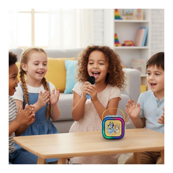 Bluey Portable Karaoke Speaker & 1 Wireless Microphone