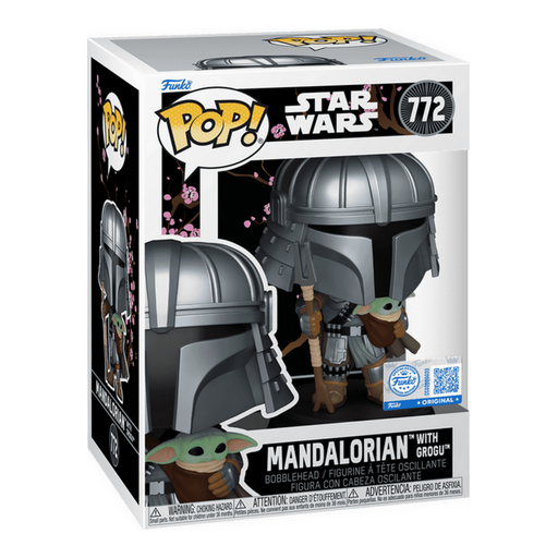 The Mandalorian with Grogu Star Wars Exclusive Funko Pop! Bobblehead