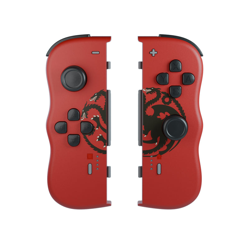 Lexip Game of Thrones House Targaryen Wireless Twin Pads Red for Nintendo Switch