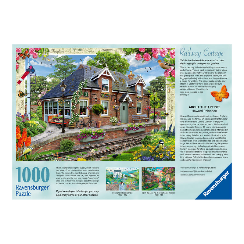 Country Cottage Collection - Railway 1000 Piece Jigsaw Puzzle