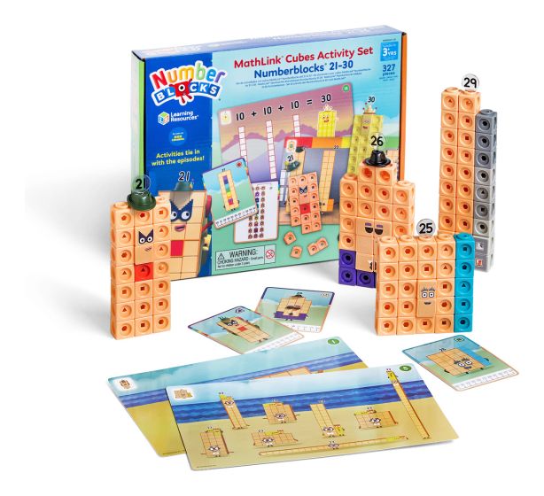 MathLink Cubes Numberblocks 21 30 Activity Set