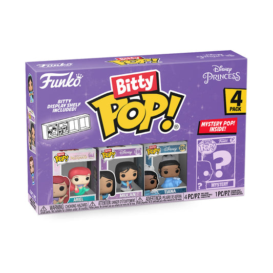 4 Pack - Disney Princess - Ariel Funko Bitty Pop! Vinyl Figures