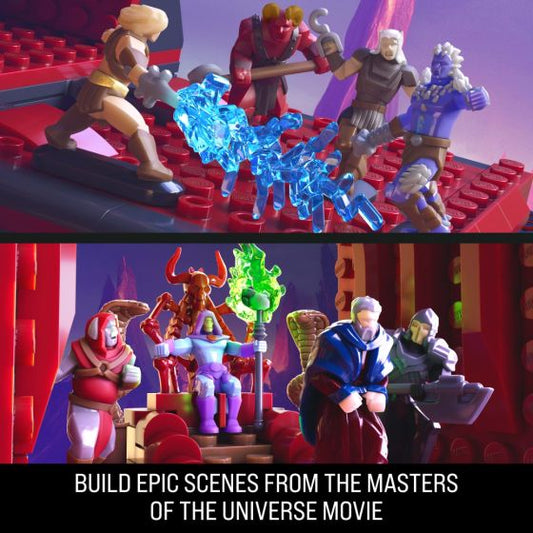Mattel Brick Shop Masters of the Universe Clash at Snake Mountain Building Toy Kit