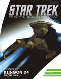 Klingon D4 (John Eaves Concept) Model Diecast Ship BONUS ISSUE (Eaglemoss / Star Trek), packaging shot
