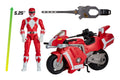 Mighty Morphin Power Rangers Battle Bike with Red Ranger - Image