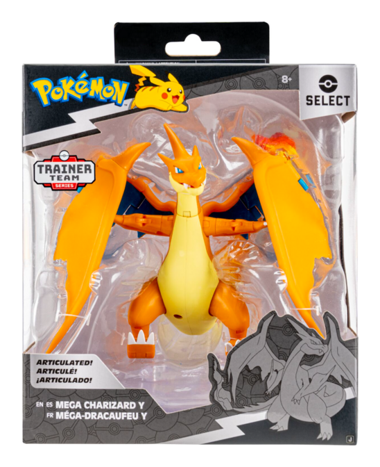 Pokemon Select 6" Super-Articulated Mega Charizard Figure