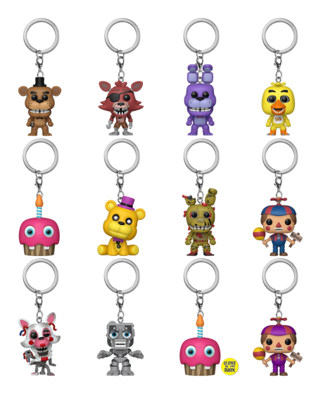 Pop! Keychain - FNAF Classic 12pc PDQ
